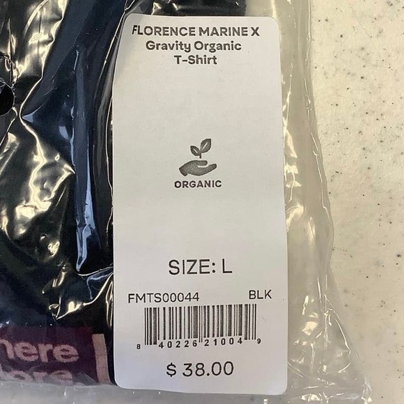 Florence Marine X Size Large Gravity Movie Organic T-Shirt Black $38 msrp M18-2 - Picture 10 of 10